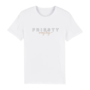 Weißes T-Shirt mit Print
